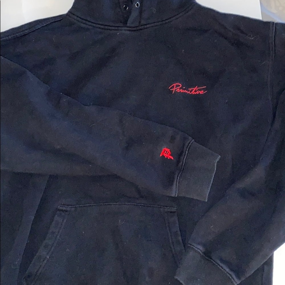 Primitive Black Hoodie Medium Mens